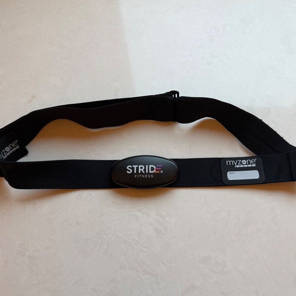 Myzone Stride Fitness Heart Rate Monitor Unisex Standard Black Bluetooth ANT+